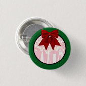 BADGE ROND 2,50 CM VACANCES ART DÉCO (Devant & derrière)