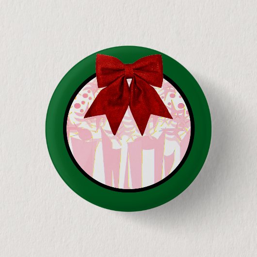 BADGE ROND 2,50 CM VACANCES ART DÉCO (Devant)