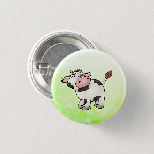 Badge Rond 2,50 Cm Vache (Devant & derrière)