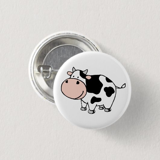 Badge Rond 2,50 Cm Vache (Devant & derrière)