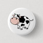 Badge Rond 2,50 Cm Vache (Devant)