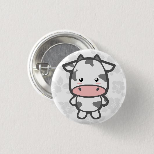Badge Rond 2,50 Cm Vache mûre (Devant & derrière)