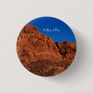 Badge Rond 2,50 Cm Vallée de Feu