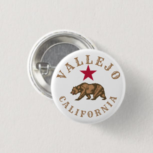 Badge Rond 2,50 Cm Vallejo, Californie