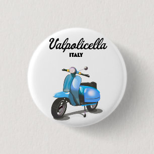 Badge Rond 2,50 Cm Valpolicella Italie poster scooter Art Print T-Shi