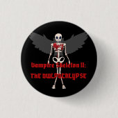 Badge Rond 2,50 Cm Vampire Skeleton II (Devant)