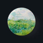Badge Rond 2,50 Cm Van Gogh. Green Blé Fields Auvers. Impressionnisme<br><div class="desc">Bouton Van Gogh "Green Blé Fields,  Auvers".</div>