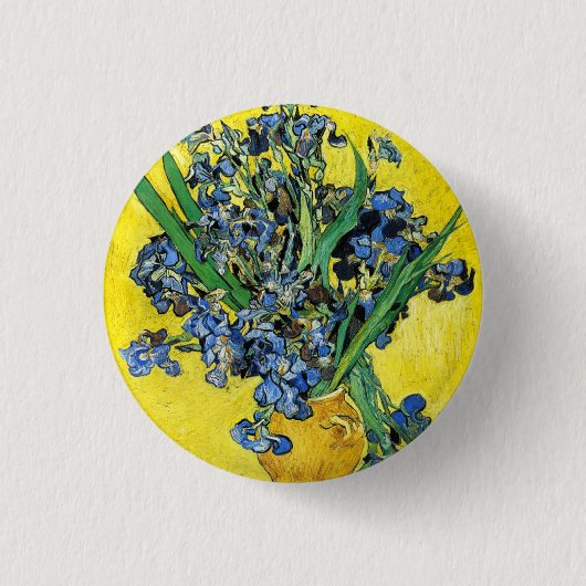 Badge Rond 2,50 Cm Van Gogh irise le bouton (Devant)