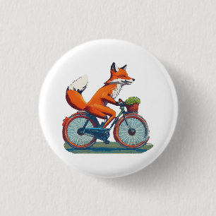 Badge Rond 2,50 Cm Vélo Fox