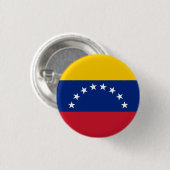 Badge Rond 2,50 Cm Venezuela (Devant & derrière)