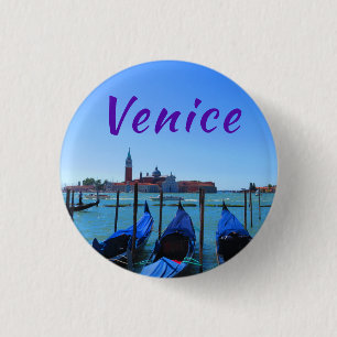 Badge Rond 2,50 Cm Venise, Italie - bouton