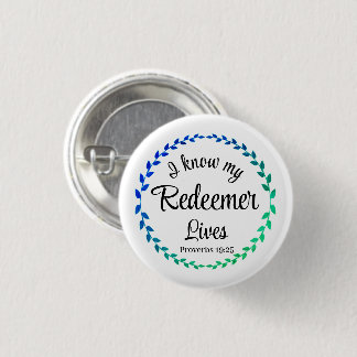 Badge Rond 2,50 Cm Verbe biblique sur un bouton mignon proverbes badg