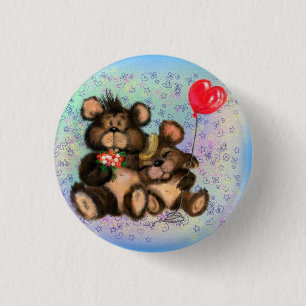 Badge Rond 2,50 Cm Véritable Amour