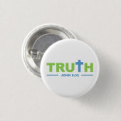 Badge Rond 2,50 Cm Vérité en Jésus-Christ (Devant & derrière)