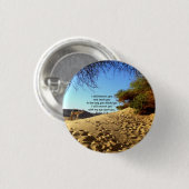 Badge Rond 2,50 Cm Versets bibliques Citation Inspirationnelle Psaume (Devant & derrière)