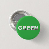 Badge Rond 2,50 Cm Vert (Devant & derrière)
