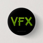 Badge Rond 2,50 Cm Vert de VFX (Devant)