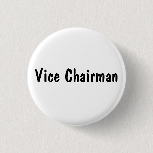 Badge Rond 2,50 Cm Vice-président (Devant)