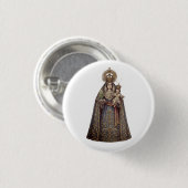 Badge Rond 2,50 Cm Vierge de Candelaria (Devant & derrière)