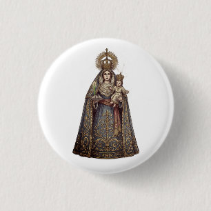 Badge Rond 2,50 Cm Vierge de Candelaria