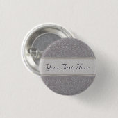 Badge Rond 2,50 Cm Vignes Lavender Grey Embossées Leaf (Devant & derrière)