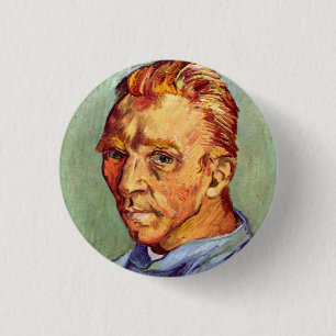 Badge Rond 2,50 Cm Vincent Van Gogh Autoportrait sans barbe