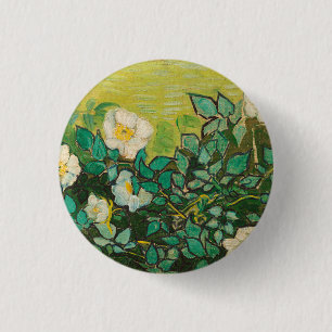 Badge Rond 2,50 Cm Vincent Van Gogh Wild Roses