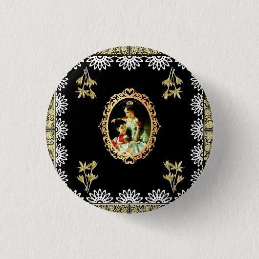 Badge Rond 2,50 Cm Vintage (Devant)