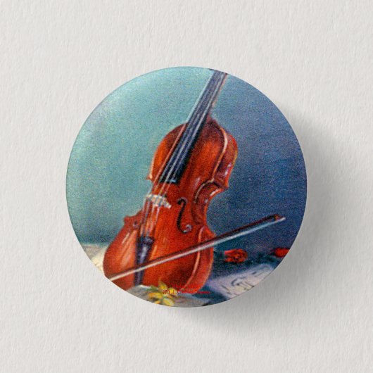 Badge Rond 2,50 Cm Violon/Violon (Devant)