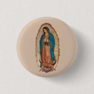 Badge Rond 2,50 Cm Virgen de Guadalupe