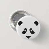 Badge Rond 2,50 Cm Visage de panda (Devant & derrière)