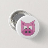 Badge Rond 2,50 Cm Visage de Piggy (Devant & derrière)