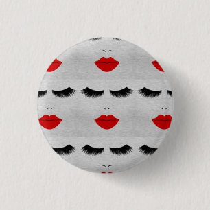 Badge Rond 2,50 Cm Visage de Pin