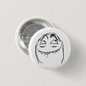Badge Rond 2,50 Cm Visage riant Meme comique de rage de PFFTCH (Devant & derrière)