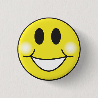 Badge Rond 2,50 Cm Visage souriant