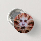 Badge Rond 2,50 Cm Visage sur la toile (Devant & derrière)