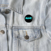 Badge Rond 2,50 Cm Vivant (En situation)