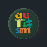 Badge Rond 2,50 Cm Voir la Sensibilisation sur l'autisme Able Not Éti<br><div class="desc">Pour beaucoup de gens, la Sensibilisation sur l'autisme est présente en avril, pour certains, la prise de conscience est quotidienne. Cette conception de support de Sensibilisation sur l'autisme dit Voir l'Able pas l'Autisme Étiquette. Portez-le avec fierté et montrez au monde que vous soutenez et que vous êtes fier d'être un...</div>