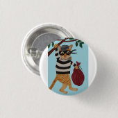 Badge Rond 2,50 Cm Voleur de Chat (Devant & derrière)