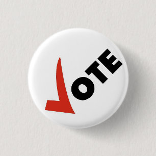 Badge Rond 2,50 Cm vote