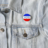 Badge Rond 2,50 Cm Vote des Etats-Unis (En situation)