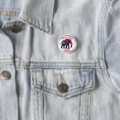 Badge Rond 2,50 Cm Vote Red 2026 (En situation)