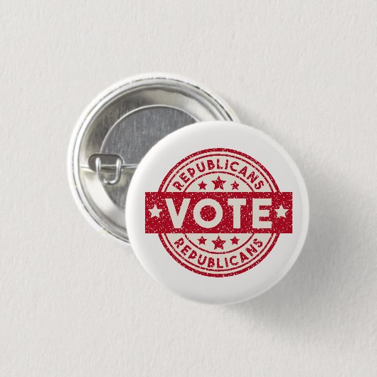 Badge Rond 2,50 Cm Vote républicain (Devant & derrière)