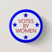 Badge Rond 2,50 Cm Votes Des Femmes (Devant)