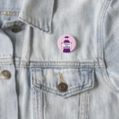 Badge Rond 2,50 Cm Votes Pour Femmes Suffragette (En situation)
