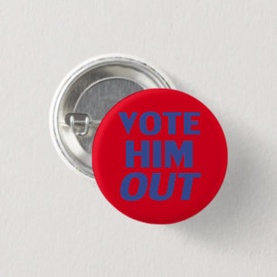 Badge Rond 2,50 Cm Votez-le en rouge et bleu moderne et audacieuse ty