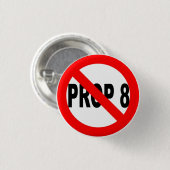 Badge Rond 2,50 Cm Votez non sur le bouton de l'appui vertical 8 (Devant & derrière)