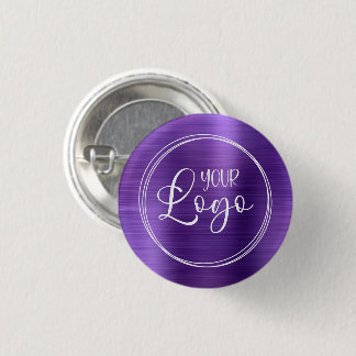 Badge Rond 2,50 Cm Votre logo d'entreprise ici Amethyst Ombre