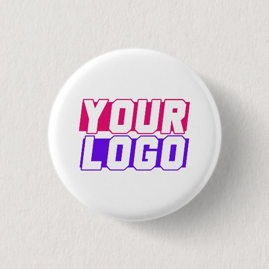 Badge Rond 2,50 Cm Votre logo ici (Devant)