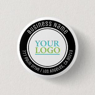Badge Rond 2,50 Cm Votre logo, nom d'entreprise, adresse ou tout text